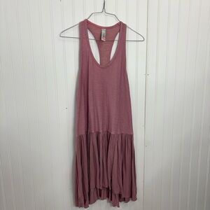 Free People Pink High Low Dress
